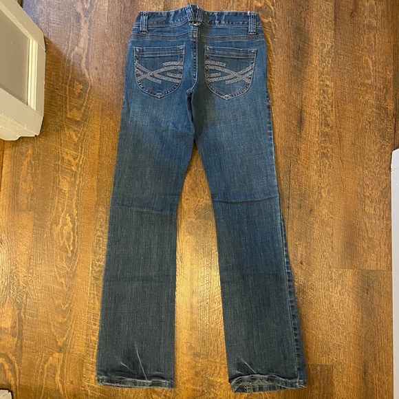 Aeropostale Chelsea Boot Cut Jeans Medium Wash - Picture 3 of 6